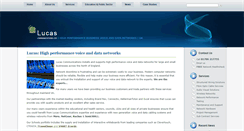 Desktop Screenshot of lucascomms.co.uk